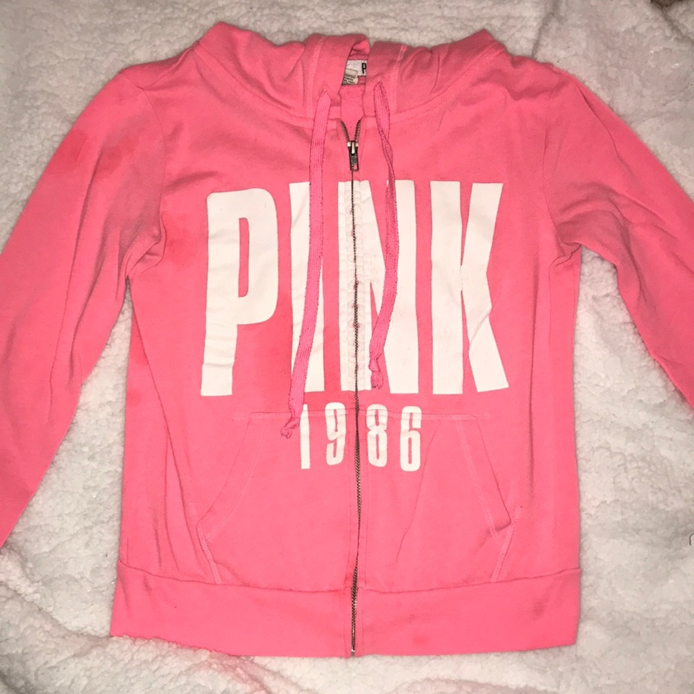 PINK zip up jacket